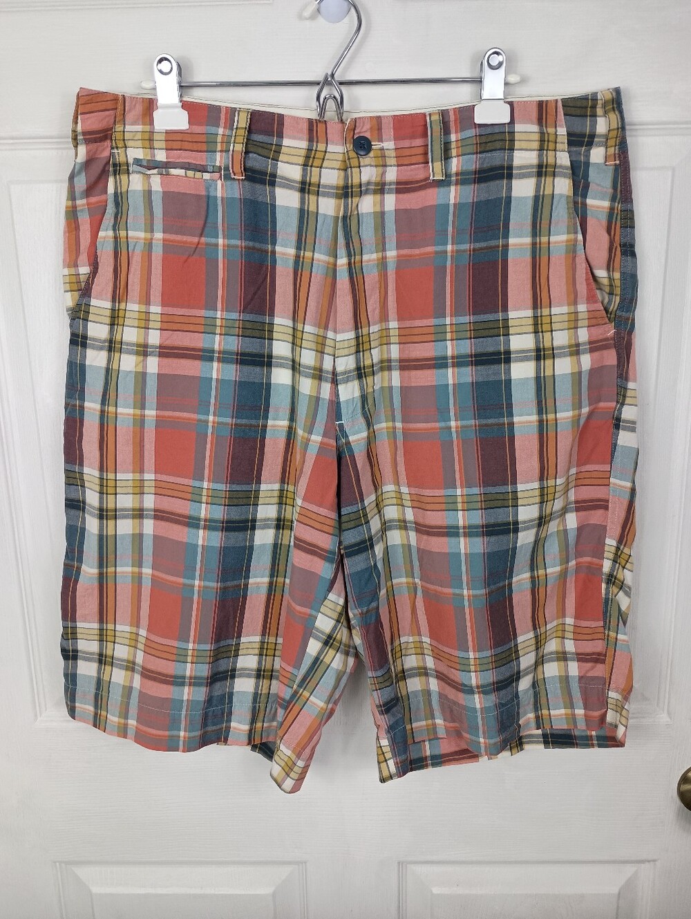 Polo Jeans Co Ralph Lauren Shorts Mens 36 Plaid Classic Preppy Summer Vintage